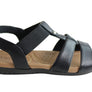 Usaflex Ventura Womens Comfy Cushioned Leather Sandals Made In Brazil