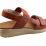 Usaflex Toka Womens Comfortable Leather Sandals Made In Brazil