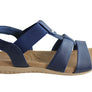 Usaflex Ventura Womens Comfy Cushioned Leather Sandals Made In Brazil
