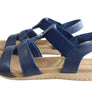 Usaflex Ventura Womens Comfy Cushioned Leather Sandals Made In Brazil
