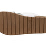 Pegada Gianna Womens Comfort Leather Slides Sandals Made In Brazil