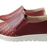 Usaflex Dolce Womens Comfortable Leather Slip On Shoes Made In Brazil