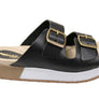 Pegada Gabbi Womens Comfortable Leather Slides Sandals Made In Brazil