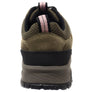 Hush Puppies Kambara Womens Olive Comfortable Leather Lace Up Shoes