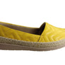 Usaflex April Womens Comfort Leather Espadrille Shoes Made In Brazil