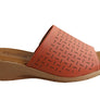 Usaflex Endigo Womens Brazilian Comfy Cushioned Leather Slides Sandals