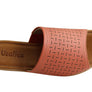 Usaflex Endigo Womens Brazilian Comfy Cushioned Leather Slides Sandals