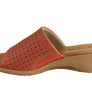 Usaflex Endigo Womens Brazilian Comfy Cushioned Leather Slides Sandals