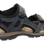 Natural Comfort Clift Mens Leather Adjustable Strap Sandals