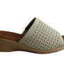 Usaflex Endigo Womens Brazilian Comfy Cushioned Leather Slides Sandals