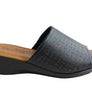 Usaflex Endigo Womens Brazilian Comfy Cushioned Leather Slides Sandals