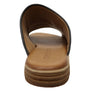 Orizonte Canberra Womens European Leather Comfortable Slides Sandals