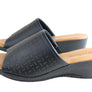 Usaflex Endigo Womens Brazilian Comfy Cushioned Leather Slides Sandals