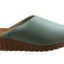 Usaflex Adene Womens Comfort Leather Slides Sandals Made In Brazil