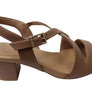 Usaflex Cassandra Womens Comfortable Leather Mid Heel Sandals