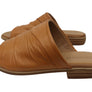 Orizonte Canberra Womens European Leather Comfortable Slides Sandals