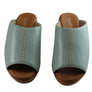 Usaflex Adene Womens Comfort Leather Slides Sandals Made In Brazil