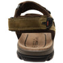 Natural Comfort Clift Mens Leather Adjustable Strap Sandals