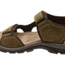 Natural Comfort Clift Mens Leather Adjustable Strap Sandals