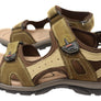 Natural Comfort Clift Mens Leather Adjustable Strap Sandals