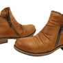 Orizonte Kestral Womens European Comfortable Leather Ankle Boots