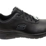 Skechers Womens Leather Marsing Gmina Slip Resistant Work Shoes