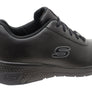 Skechers Womens Leather Marsing Gmina Slip Resistant Work Shoes