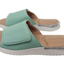 Usaflex Holiday Womens Comfortable Brazilian Leather Slides Sandals