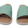Usaflex Holiday Womens Comfortable Brazilian Leather Slides Sandals