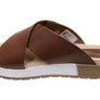 Pegada Gianna Womens Comfort Leather Slides Sandals Made In Brazil
