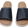 Usaflex Holiday Womens Comfortable Brazilian Leather Slides Sandals