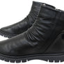 Orizonte Salony Womens European Comfortable Leather Ankle Boots