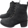Bellissimo Sibernik Womens Comfortable Lace Up Ankle Boots