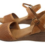 Orizonte Dilli Womens European Comfortable Leather Wedge Sandals