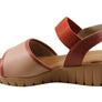 Usaflex Josa Womens Comfortable Leather Sandals Made In Brazil