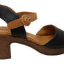 Orizonte Avari Womens Comfortable European Leather Heels Sandals