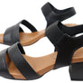 Usaflex Trudie Womens Comfortable Leather Mid Heel Sandals