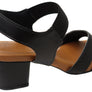 Usaflex Trudie Womens Comfortable Leather Mid Heel Sandals