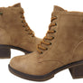 Bellissimo Sibernik Womens Comfortable Lace Up Ankle Boots