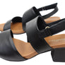 Usaflex Lorrie Womens Comfortable Leather Mid Heel Sandals