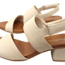 Usaflex Lorrie Womens Comfortable Leather Mid Heel Sandals
