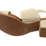 Usaflex Lorrie Womens Comfortable Leather Mid Heel Sandals