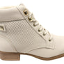 Pegada Minki Womens Comfortable Brazilian Leather Lace Up Boots
