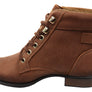Pegada Minki Womens Comfortable Brazilian Leather Lace Up Boots