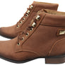 Pegada Minki Womens Comfortable Brazilian Leather Lace Up Boots