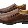 Pegada Ian Mens Comfortable Brazilian Leather Slip On Dress Shoes