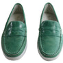 Andacco Millie Womens Comfortable Flat Leather Loafers Made In Brazil