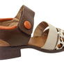 Balatore Daphe Womens Comfortable Brazilian Leather Low Heel Sandals