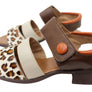 Balatore Daphe Womens Comfortable Brazilian Leather Low Heel Sandals