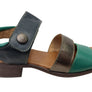 Balatore Daphe Womens Comfortable Brazilian Leather Low Heel Sandals